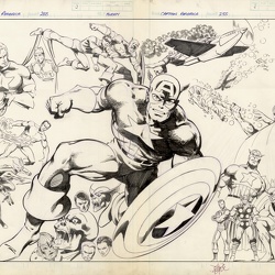 Original Art - Marvel - Captain America